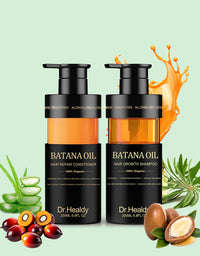Batana Oil Shampoo & Conditioner Set – Thickening & Hydrating Care for Men