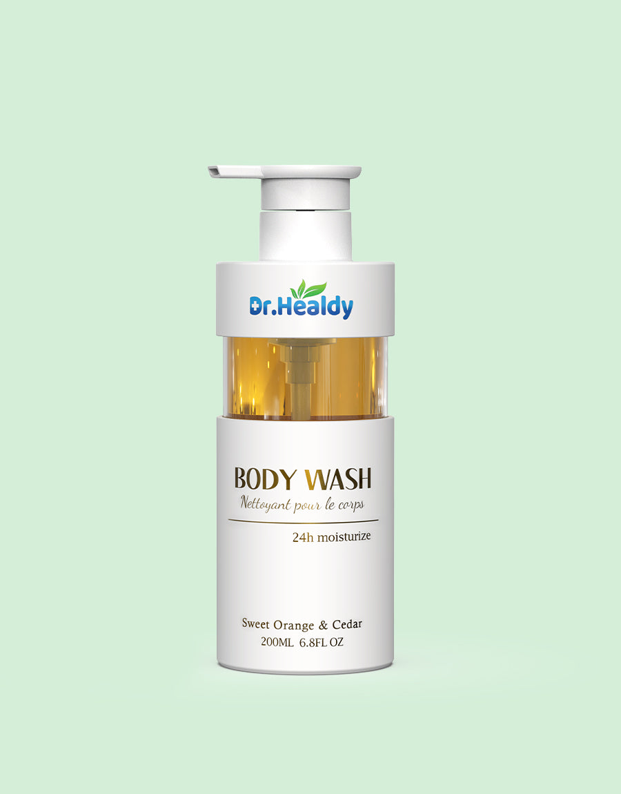 Sweet Orange & Cedar Vitamin C Body Wash – 24HR Hydration, Sulfate-Free