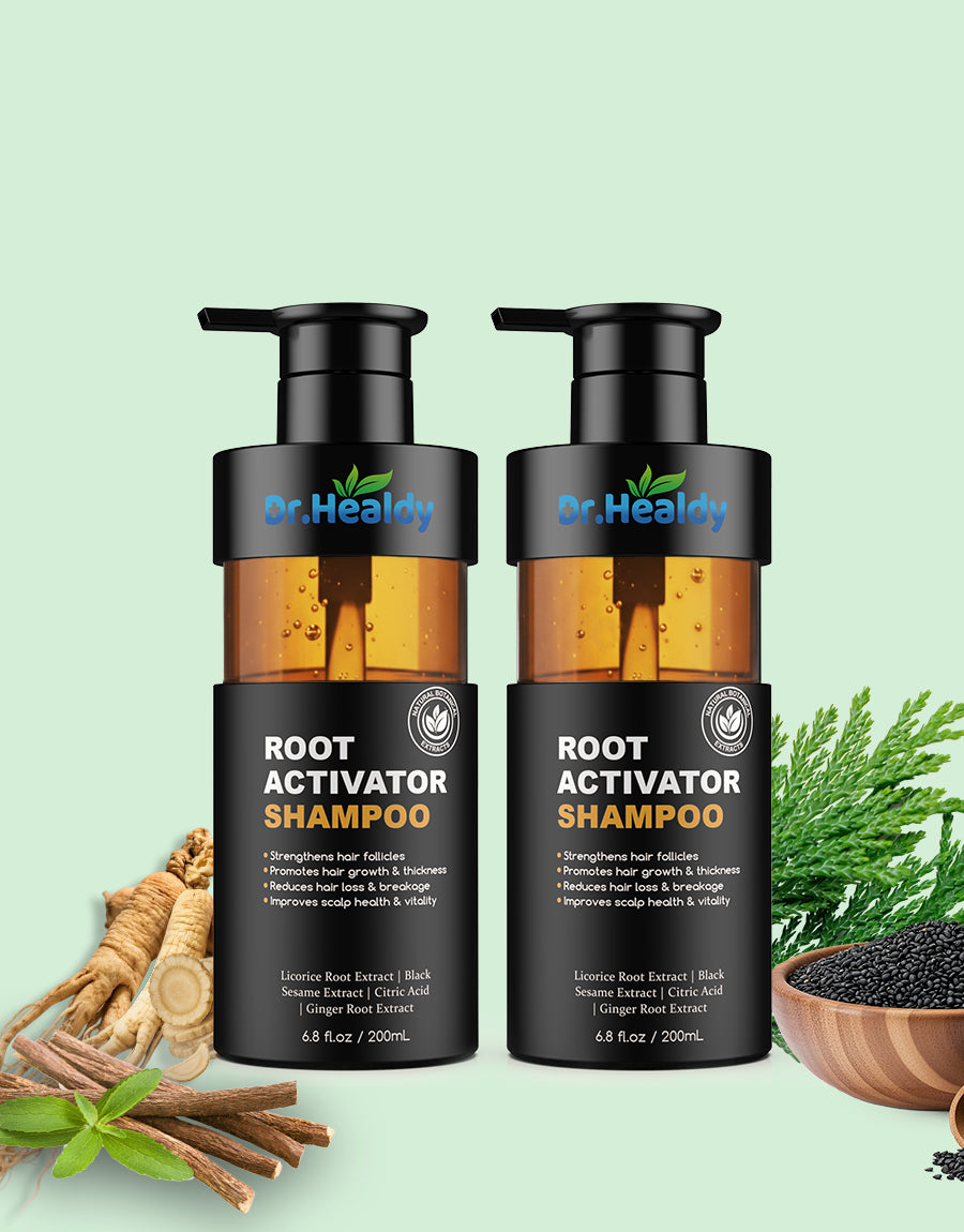 Root Activator Shampoo – Natural Hair Growth & Anti-Hair Loss for Men & Women
